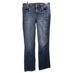 NINE WEST JEANS Women's Light Blue Wash West End Mid-Rise Bootcut Jeans Size 8